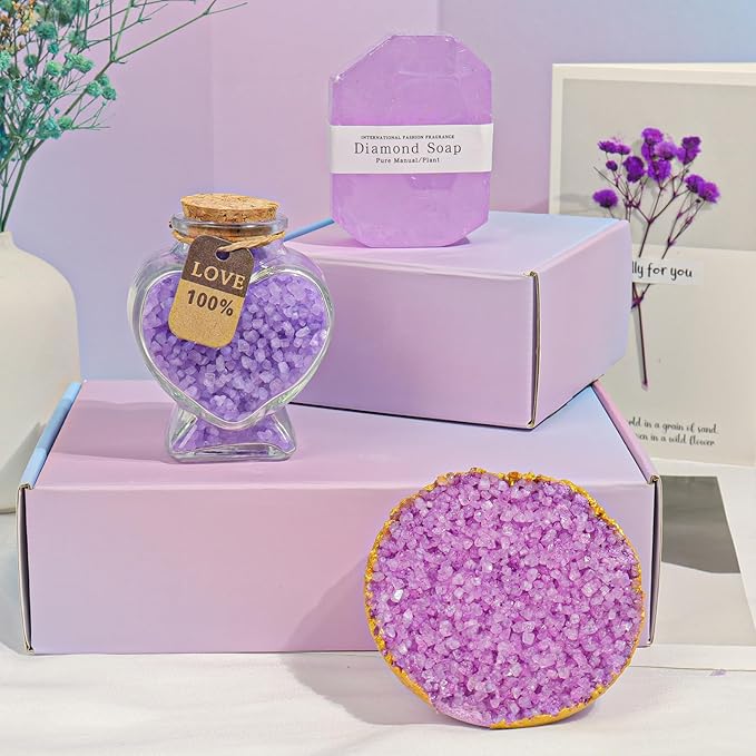 Birthday Gifts for Girlfriend, Birthday Gifts for Women, Shower Set for Best Friends Female Women Sister Mom Wife Her Coworker