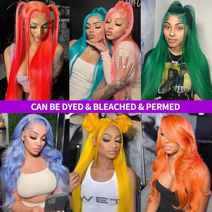 613 Lace Front Wig Human Hair 13x6 Blonde HD Lace Front Wigs Human Hair Pre Plucked 200% Density Straight Wigs Human Hair Blonde Wig 24 Inch