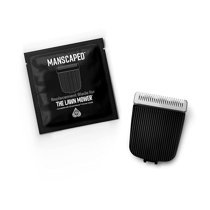 MANSCAPED® The Lawn Mower™ Electric Groin Hair Trimmer Ceramic Blade Head Refill, Hygienic Snap-In Trimmer Replacement Cartridge, Electric Clipper Blade for Models 2.0, 3.0, 4.0, (1 Pack)