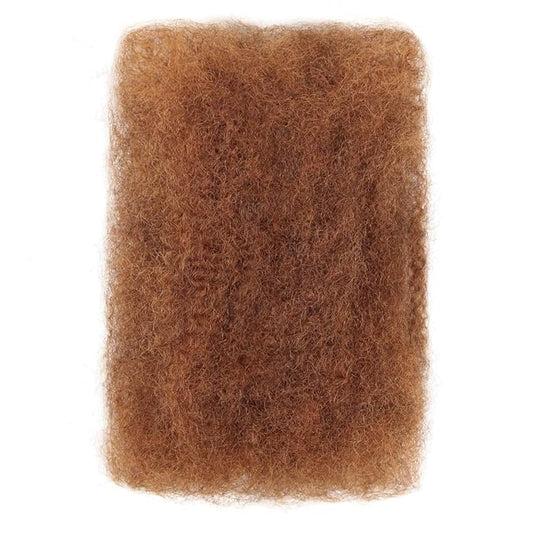 Afro Kinkys Bulk Human Hair, 14 inch 50 Gram 4c Curly Hair for Permanent Sister Locs/Mini Twists/Braids Can Dye and Bleach (#30, 14 Inch)