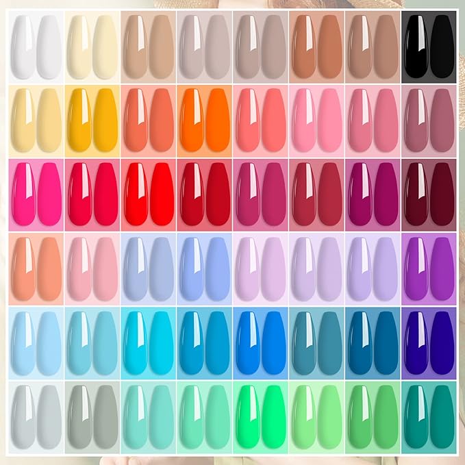 SAVILAND Gel Paint Kit: 48 Colors Nail Art Painting Gel Nail Polish Set with 15pcs Nail Art Brushes for Drawing Painting Home & Salon Manicure DIY