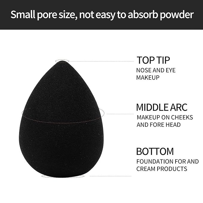 MAANGE Makeup Brushes 42 Pcs Makeup Kit, Multi-functional Makeup Tool Set with Makeup Brush Foundation Brush Make up Brushes Set (Black, 42 Piece Set)