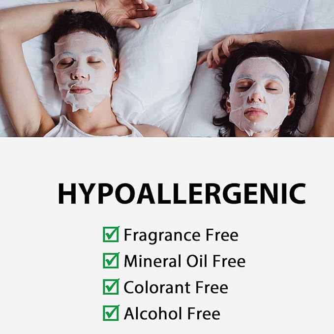 Lululun 7 EA Facial Sheet Masks for Dry Skin & Dull Skin Women & Men, Hydrating & Moisturizing Face Mask Sheet with Seaweed & Cranberry Extracts, Natural Daily Face Skincare from Japan, PURE PINK