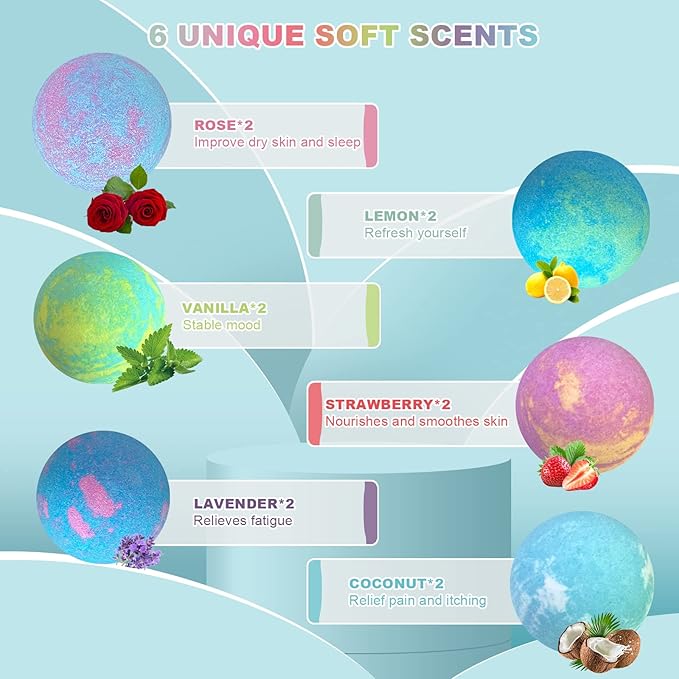 HOSPAN Collapsible Foot Spa Electric Rotary Massage, Foot Bath with Heat, Bubble, Remote, and 24 Motorized Shiatsu Massage Balls & 12 Essential Oil Rich Foot Bath Bombs Gift Set for Feet Stress Relief