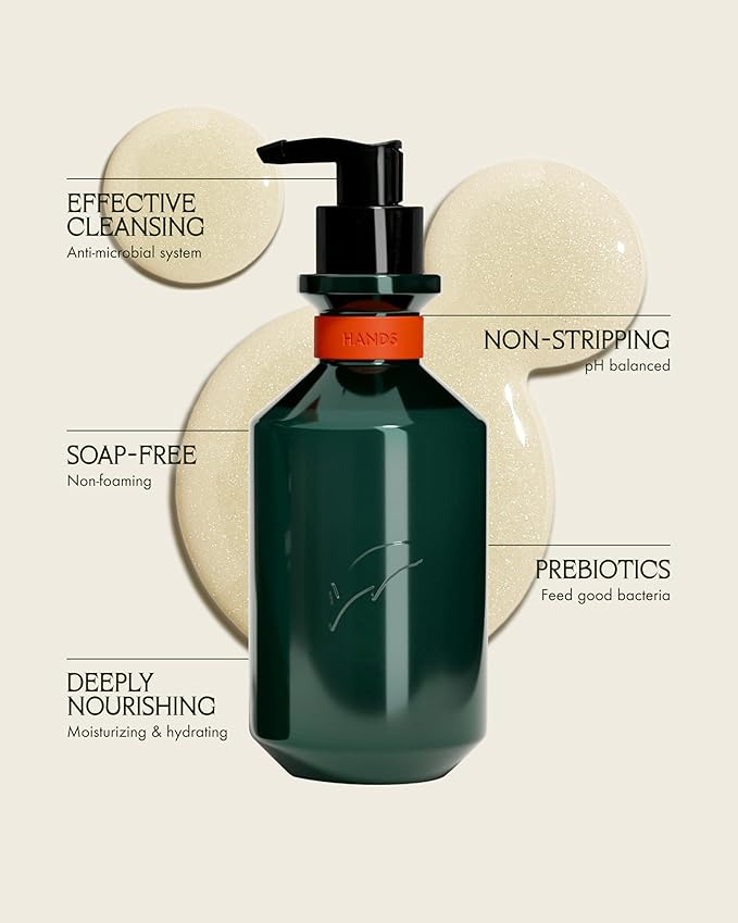 Hand Wash - soap-free, non-stripping, microbiome-friendly micellar cleansing wash that cleans effectively without drying