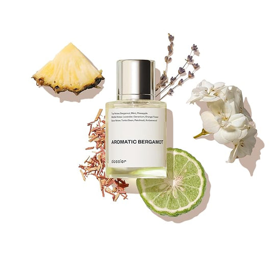 Dossier - Aromatic Bergamot 1.7 Fl oz (50ml) - Perfume Inspired by Y.S.L MY-SLF - Pure Infused - Paraben Free - Vegan - For Men