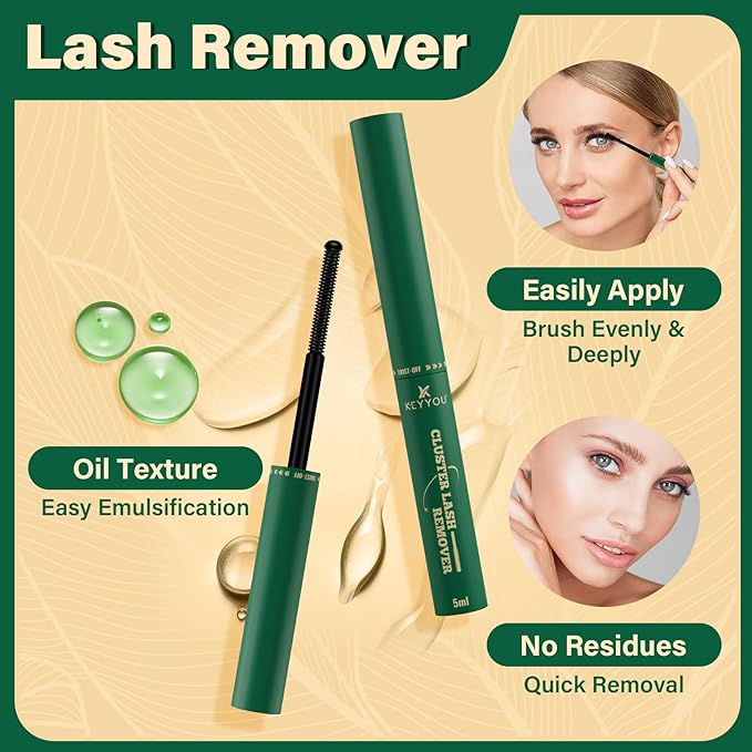 DIY Lash Extension Kit 280pcs Soft Lash Clusters 60D+80D D Curl Easy to Apply with Lash Bond and Seal Lash Applicator Lash Remover Eyelash Extension Kit at Home(RMkit-60D80D-D-10-18mix)