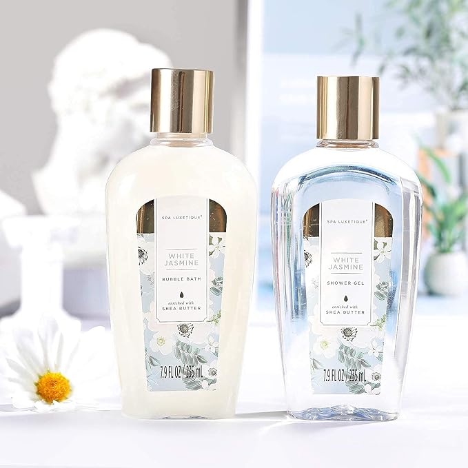 Gift Basket for Women, Spa Luxetique Spa Bath Kit, 12pcs Relaxing Spa Gift Basket with Shower Gel, Bath Salt, Essential Oil, Body Lotion,Mothers Gifts for Mom