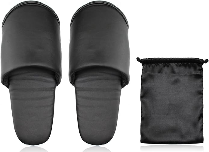Japanese style Foldable Portable Slippers with Storage Bag Mens Women Unisex Indoor Shoes Non-Slip men womens slippers Spa Travel Hotel/Home Guest japan
