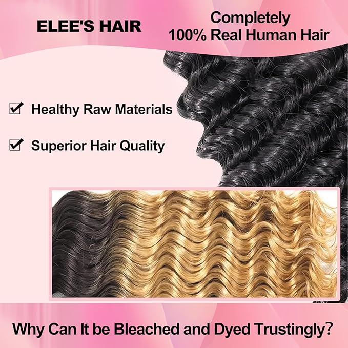 12A Brazilian Deep Wave Human Hair 3 Bundles 18" 18" 18" Pineapple Deep Wave Bundles 100% Unprocessed Virgin Remy Hair Bundles Deep Curly Human Hair Weft for Black Women Natural Color