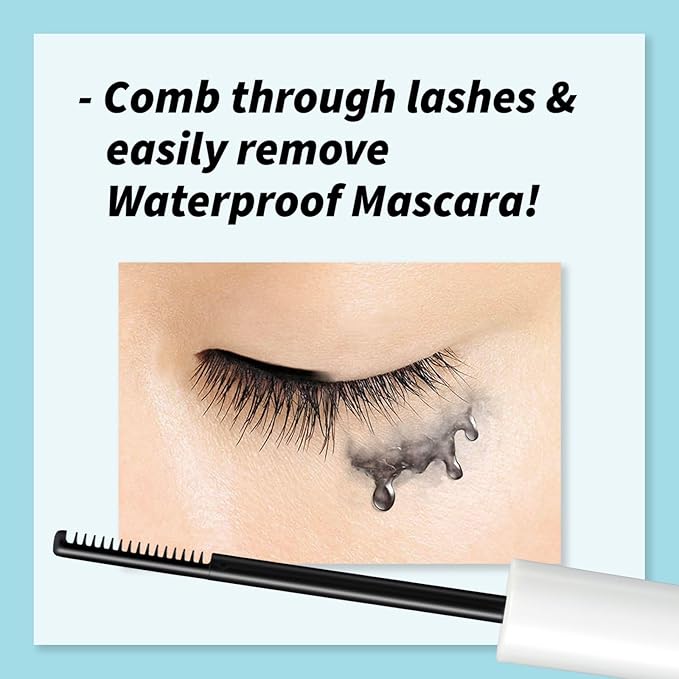 HEROINE MAKE by KISSME Trio Set, 3 Full-Size, Waterproof Lengthening & Volume FiberTubing Black Mascara + Smooth Liquid Black Eyeliner, Smudge-free + Gentle Eye Makeup Remover for Waterproof Mascara