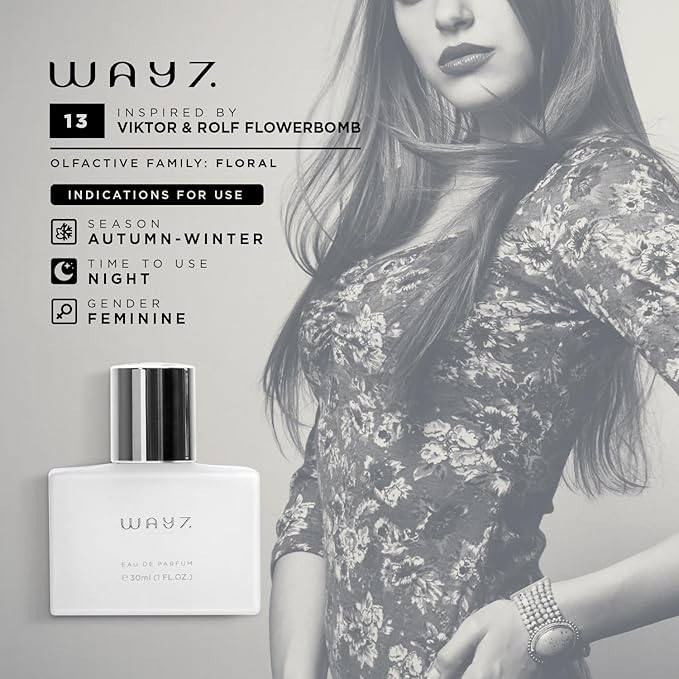 Eau De Parfum Inspired by Viktor&Rolf - Flowerbomb, Concentrated Fragrance, Long-Lasting Perfume For Women & Men- Replica Cologne, Paraben Free, Vegan Perfume Spray (30 ml | 1 fl. oz)