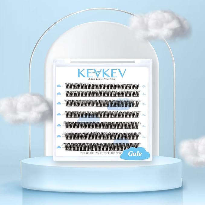 Cluster Lashes 84 Pcs Lash Clusters Eyelash Clusters Individual Lashes DIY Cluster Eyelash Extensions Soft and Thin Band(Gale,D-8-16mix)