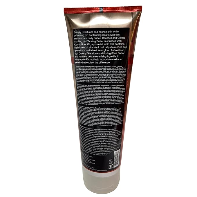 Beaches & Creme Sizzling Hot Tanning Butter 8.5oz