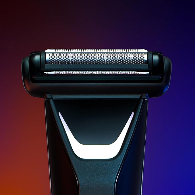 MANSCAPED® The Lawn Mower® 5.0 Ultra SkinSafe® Replacement Foil Blade - Stainless Steel Groin Hair Foil Shaver Head Refill, for Close Body Hair Grooming, Snap-In Cartridge, 1 Pack