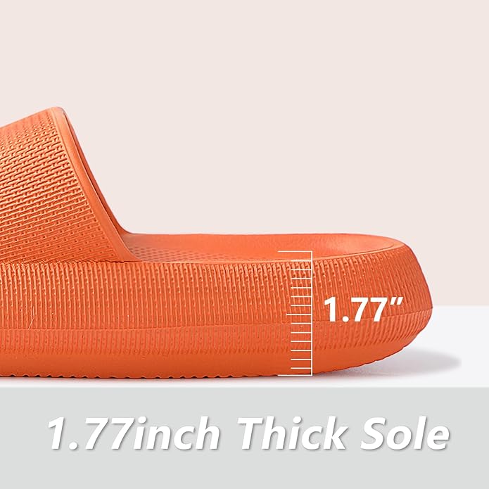 Menore Slippers for Women and Men Quick Drying, Parent-Child EVA Open Toe Soft Slippers, Non-Slip Soft Shower Spa Bath Pool Gym Beach House Sandals for Indoor & Outdoor