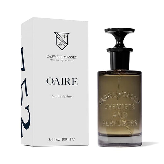 Caswell-Massey OAIRE Eau de Parfum, Masculine Blend of Citrus, Sage & Cedar, Long-Lasting Men’s Fragrances, Full Size, Perfume for Men, 3.4 Fl Oz