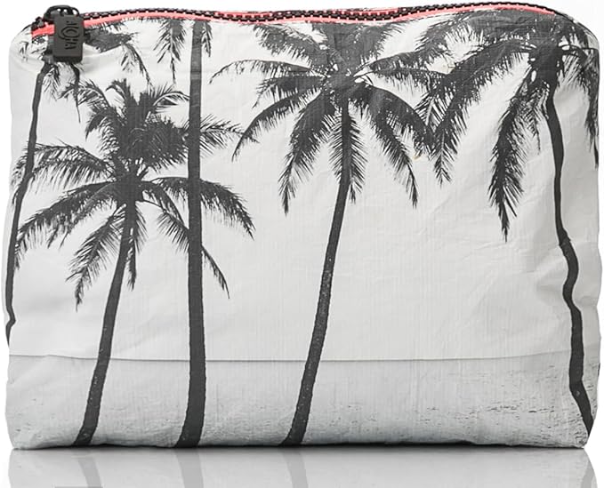 ALOHA Collection Small Pouch | Lightweight, Packable, and Splash-Proof Makeup Pouch | Easy to Clean