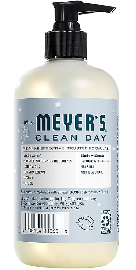 MRS. MEYER'S CLEAN DAY Liquid Hand Soap, Snow Drop (12.5 Fl Oz (Pack of 2))