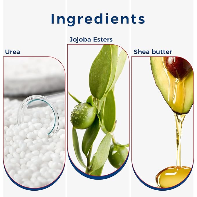 NEW FORMULA Urea Cream 40 Percent for Feet Maximum Strength, Hand Heels Dry Cracked Treatment Lotion for Knees & Elbows, Foot Dead Skin Cuticle Callus Remover Toenail Softener, 5.29 oz