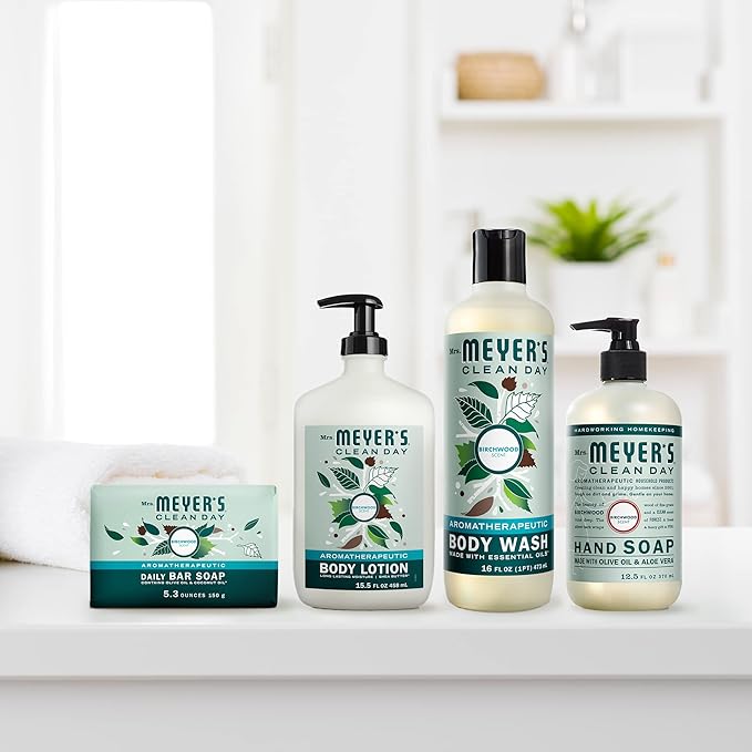 MRS. MEYER'S CLEAN DAY Hand Soap, Made with Essential Oils, 12.5 oz - Pack of 3