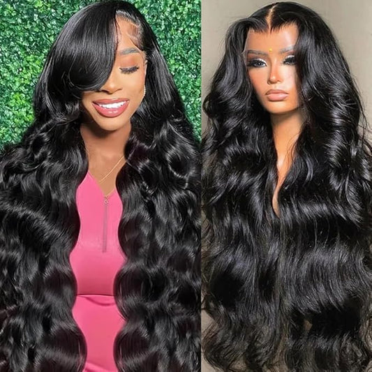 30 Inch 13x6 HD Lace Front Wigs Human Hair Body Wave Lace Front Wigs Pre Plucked 200% Density Transparent Lace Frontal Wigs Human Hair Lace Front Wigs Baby Hair Human Hair Wig for Women