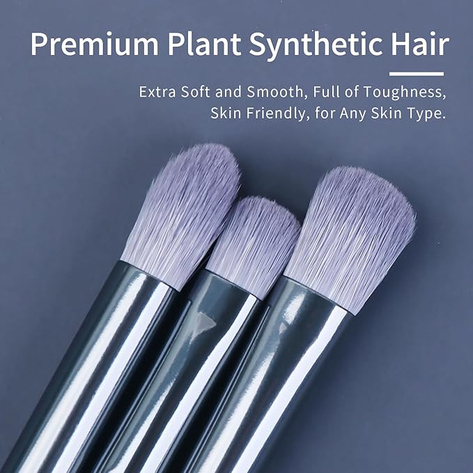 Sapphire Blue Eye Shadow Brush Set, Diamond Eyeshadow Brushes Set, Small Nose Contour Brush, Glitter Eyeshadow Brush, Eyeshadow Blending Brush, Colorful Eye Makeup Brushes Set Professional.