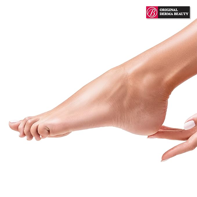 Original Derma Beauty Foot Mask 24 Pairs Intense Hydration Avocado Oil Moisturizing Foot Mask Set Body Exfoliator Callus Remover Foot Masks Foot Bath Pedicure Supplies for Beauty & Personal Care