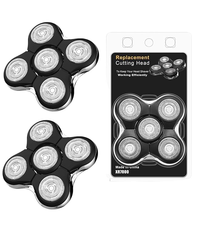 Pro Blades Shaver Replacement Head Compatible with Remington Balder Head Shaver Model XR7000,Stainless Steel Replacement Blades Precision Electric Shaving for Bald Men(2 pack)