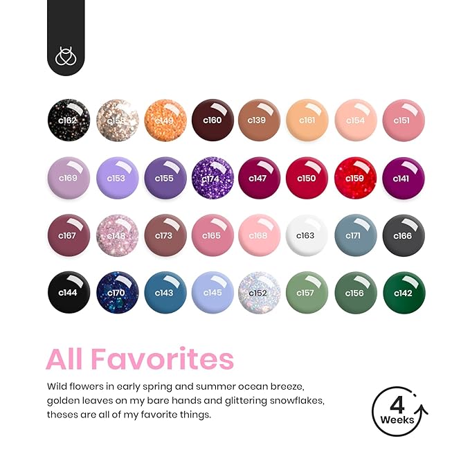 beetles Gel Polish Beetles Gel Nail Polish Kit with Uv light 52 Pcs Gel Starter 32 Colors Pink Red Nude Grey Glitter Brown Gel Polish Set Soak Off Base Top Coat Builder Gel Art Manicure for Women