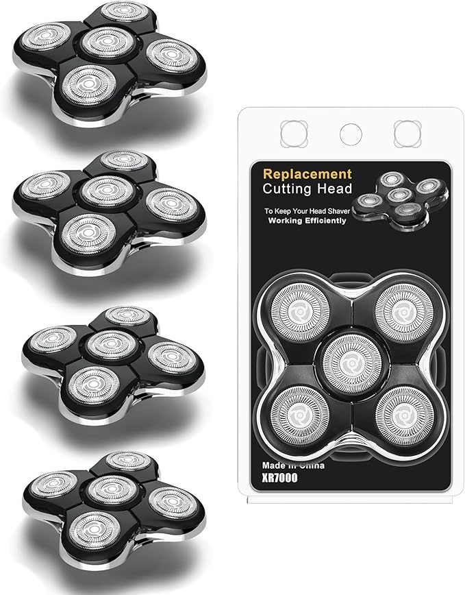 XR7000 Balder Pro Replacement Head Compatible with Remington Balder Pro Head Shaver Model XR7000/XR1500/XR1501 (4 Count)
