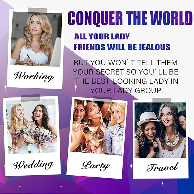 DUOERLA Magnetic Eyelashes Magnetic Lashes Natural Looking - 4 Tubes of Magnetic Liner - Upgraded Long Lasting,Reusable,Lightweight, Waterproof, Cruelty-Free Easy to Apply -10 Pairs