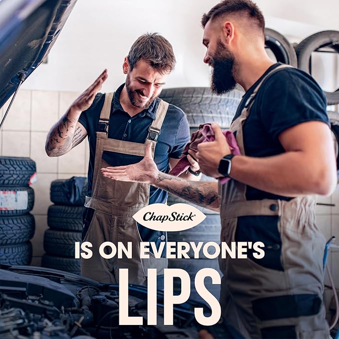 ChapStick Bulk Classic Strawberry Lip Balm, 24-Count – Tinted Lip Moisturizer, Juicy & Sweet, 0.15 Oz Ea