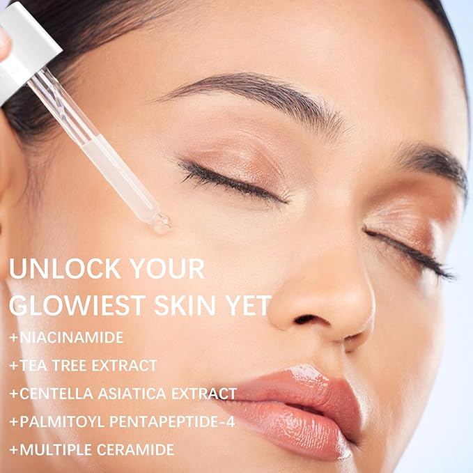 3 Pack 5% Niacinamide Serum with 4% Tea Tree Extracts & 1% Centella Asiatica Extracts for Hydration and Even Tone (1fl.oz/30ml Each)