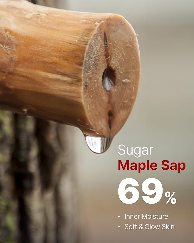 MAY COOP Raw Moisturizer Face Cream – Daily Hydrating Cream with Maple Sap for Deep Hydration, Softening & Nourishing - Korean Skincare, Vegan Clean Beauty, 2.8oz.