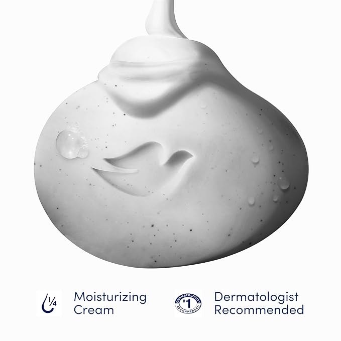 Dove Beauty Bar Soap Deep Exfoliating Charcoal Powder & Glycerin 14 count,for Softer, Smoother Skin,Scrubs Away Impurities 3.75oz