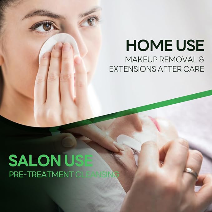 ARISON LASHES Lash Shampoo Eyelash Extension Cleanser, Lash Extension Shampoo, Professional Lash Shampoo for Lash Extensions Eyelid Foaming Cleanser for Salon and Home Use 500ML