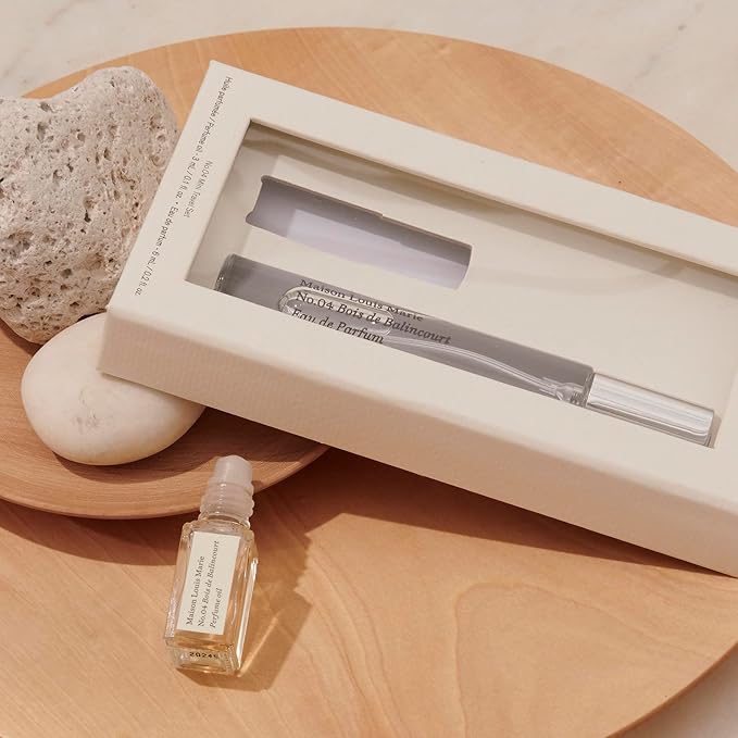 Maison Louis Marie - No.04 Bois De Balincourt 2-Piece Mini Travel Set | Luxury Clean Beauty + Non-Toxic Fragrance (3 mL roll-on oil; 10 mL spray)