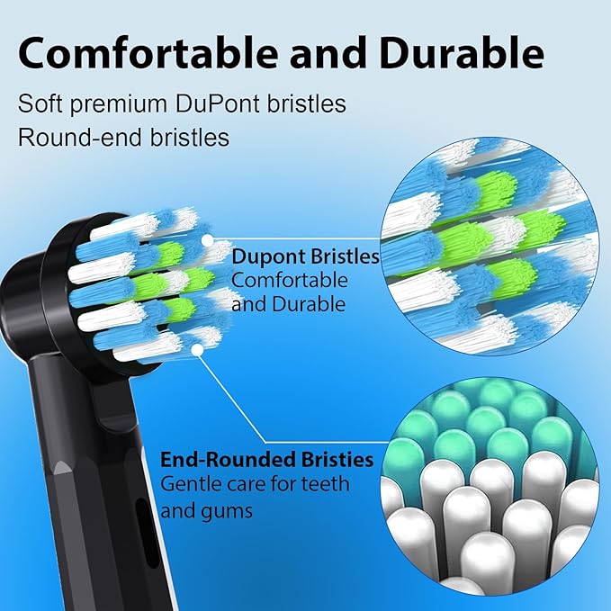 Replacement Toothbrush Heads for Oral B,Electric Toothbrush Replacement Brush Heads,Pack of 12