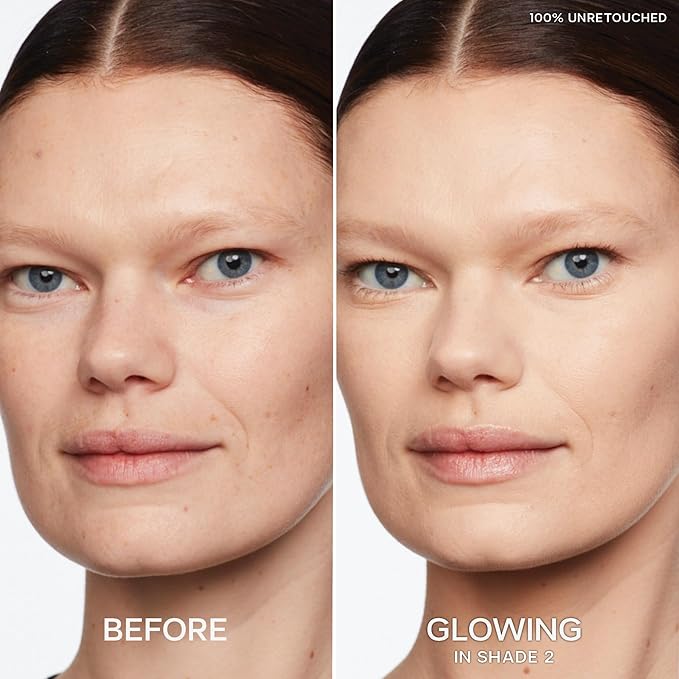 Saie Slip Tint Radiant Cream Concealer - All-Over Concealer for Dark Circles, Redness + Blemishes - Lightweight Formula Enriched with Hydrating Hyaluronic Acid - Shade 2 (0.17 oz)