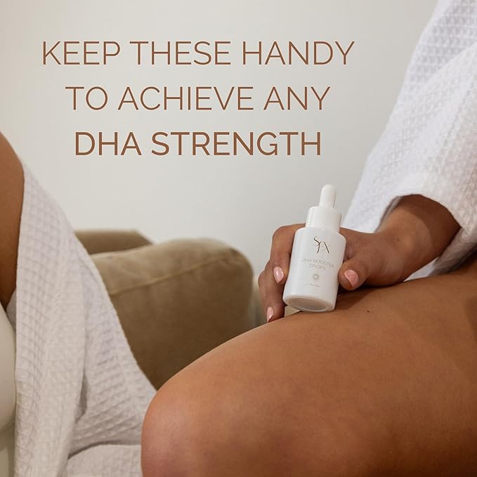 SunFX DHA Tanning Drops - Customizable Self-Tanning Drops for Lotions & Spray Tanning Solutions - Professional-Grade Formula for Natural, Streak-Free Glow - Vegan, Cruelty-Free, 1oz