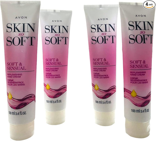 Avon Skin So Soft Soft and Sensual Hand Cream Lot of 4