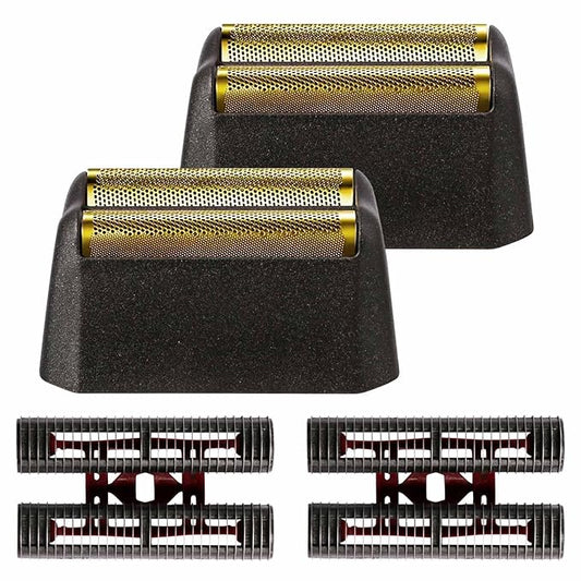 Professional 5 Star Series Finale Shaver Shaper Replacement Foil and Cutter Bar Assembly Compatible with Shaver Model 7031-100, 7043-100 Super Close Super Close Shaving Replacement Heads Black