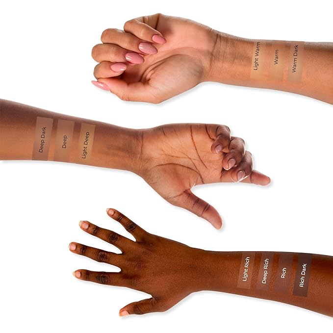 LUMINESS Silk Airbrush Spray Foundation & Primer Kit - Full Coverage Foundation, Anti-Aging Formula Hydrates & Moisturizes with Hyaluronic Acid, Aloe Vera & Hydrolyzed Silk (Shade - Deep)