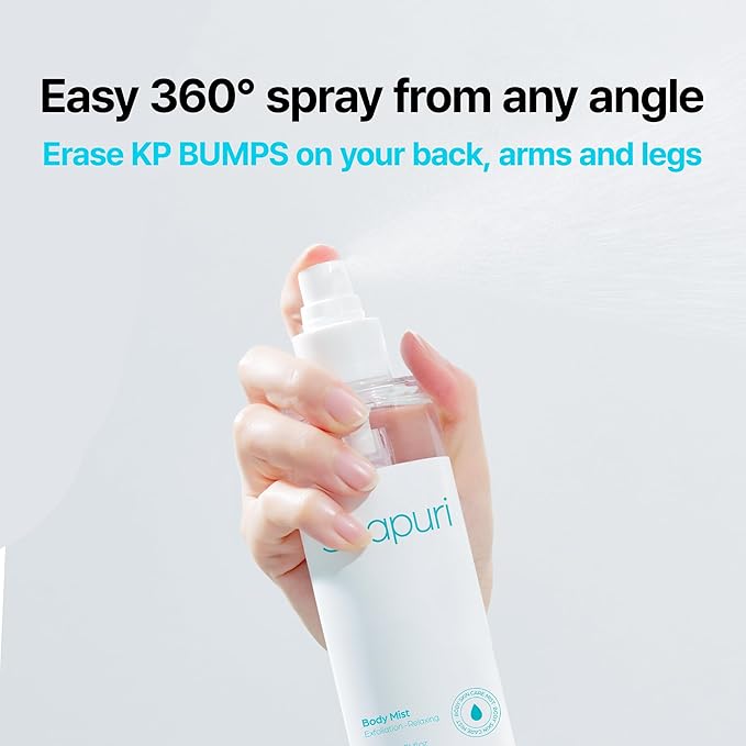 Soothing Body Mist | KP Bump Eraser for Body | Mothers Day Gifts for Mom | Exfoliating & Hydrating Back Acne Treatment Spray Mist | Dead Skin Remover for Body | 6.76 Fl Oz | Korean Skincare