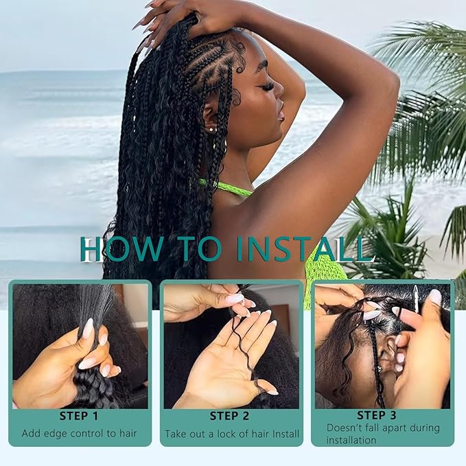 Human Braiding Hair for Boho Braids 18 Inch 110g Deep Wave Bulk Human Hair for Braiding No Weft 12A Curly Human Hair Extensions for Boho Braids 2 Bundle Wet and Wavy Human Hair