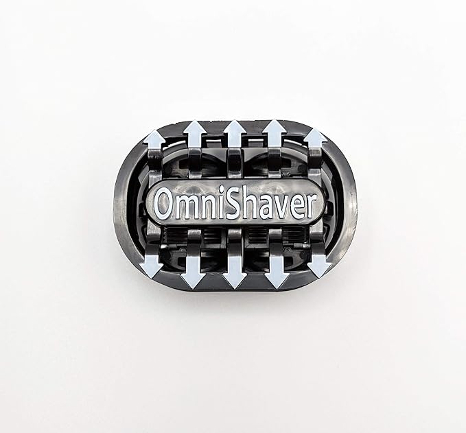 Classic Omnishaver - Black - The Fastest Way to Shave Head, Legs, Arms, Body | An Alternative to Disposable Shaving Razors Self Cleans & Strops During Use with Durable Blade | Bald Head Shaver for Men
