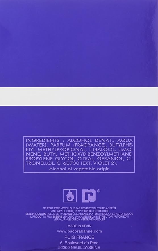 Paco Rabanne Ultraviolet For Men. Eau De Toilette Spray 3.4 Ounces (Pack of 2)