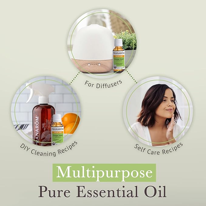 Pranarom Orange, Sweet - Certified Organic Essential Oil 15 mL