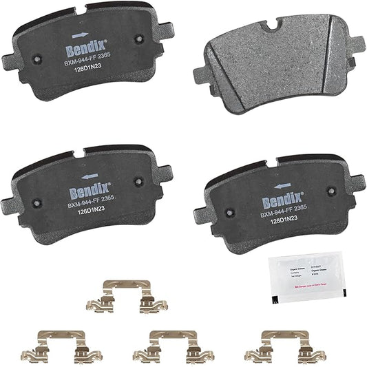 Bendix Priority1 CFM2365 Semi-Metallic Rear Brake Pads for Select Models Audi A8 Quattro,e-tron Quattro,e-tron Sportback,Q7,Q8,S6,S7 Sportback,S8,SQ7,SQ8